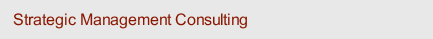 Strategic Management Consulting